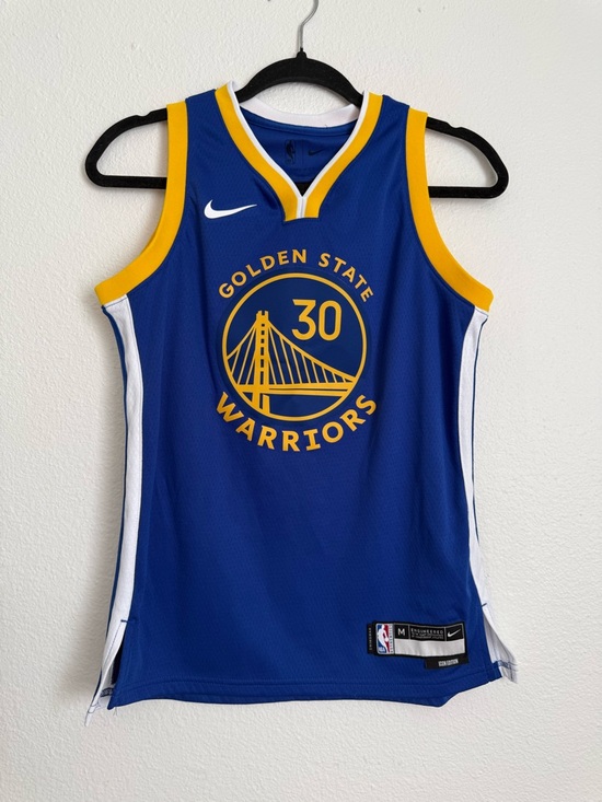 Nike Other - Nike Golden state warriors NBAbasketball Blue and Yellow Warriors Jersey # 30